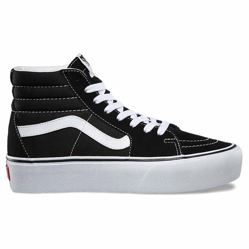 Vans Sk8-Hi Platform 2 Black/White 5