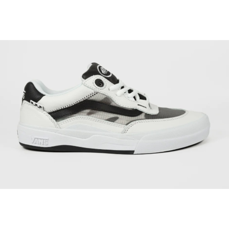 Vans Wayvee Leather Shoe – True White/Black 7.0 US
