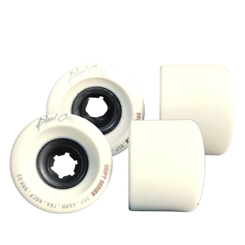 Blood Orange: 66mm Drift Series Longboard Wheels 78s