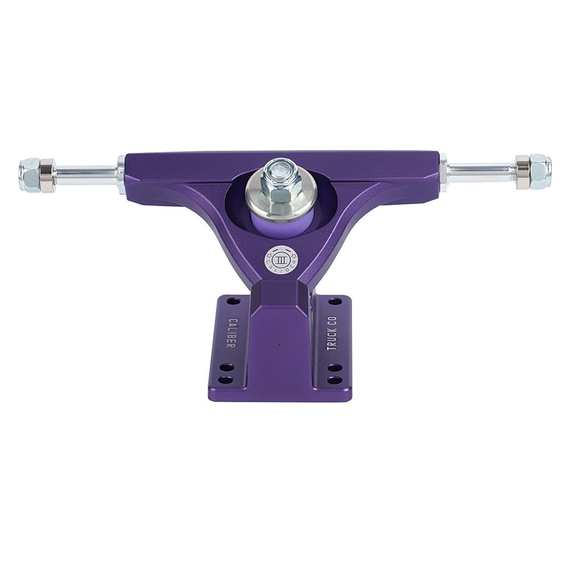 Caliber III: 125mm Precision 25 Raked Purple Longboard Truck