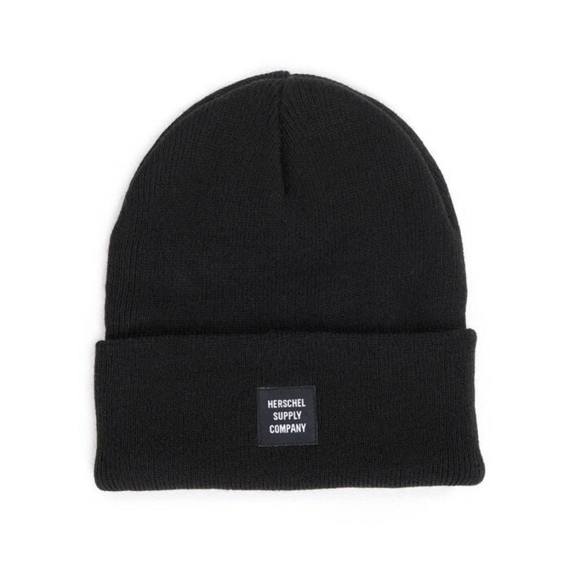 HERSCHEL ABBOTT BLACK BEANIE