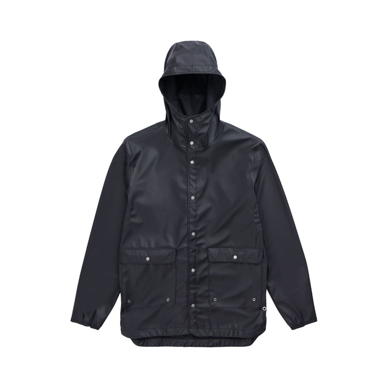 HERSCHEL RAINWEAR PARKA BLACK SMALL