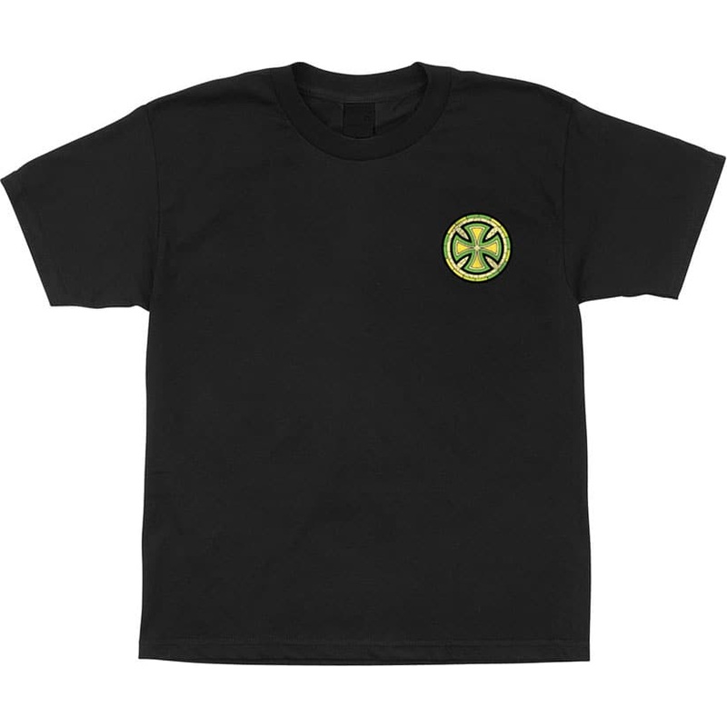 INDEPENDENT T-SHIRT STAINED GLASS BLACK MED