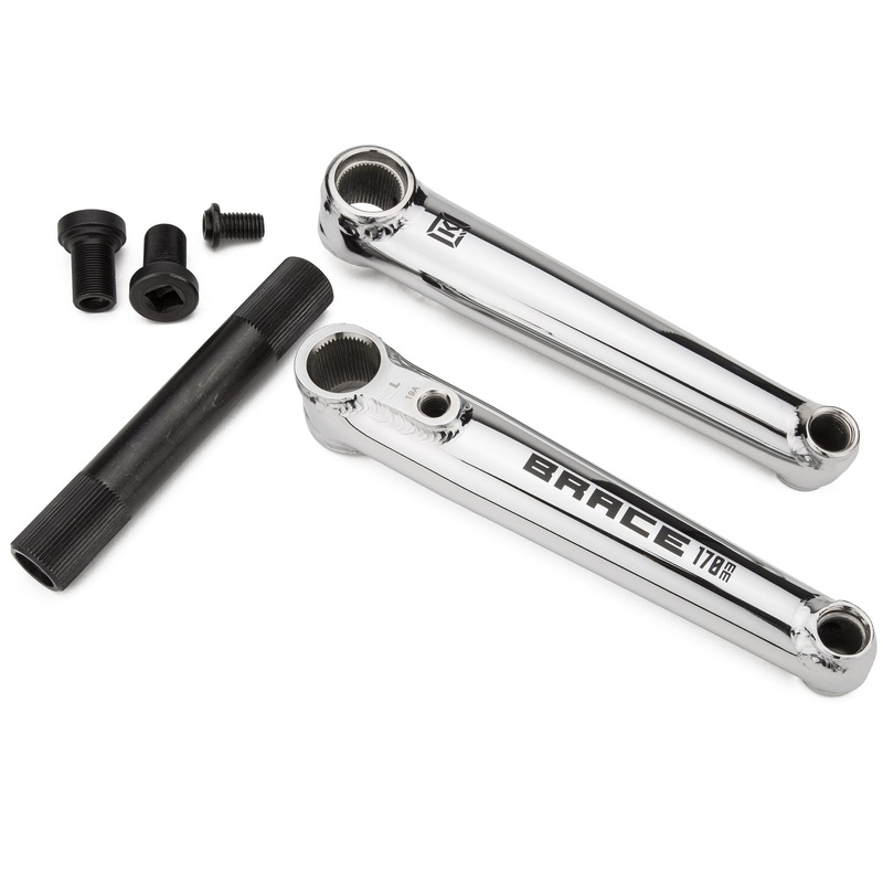 Kink BMX Brace Cranks 170mm – Chrome