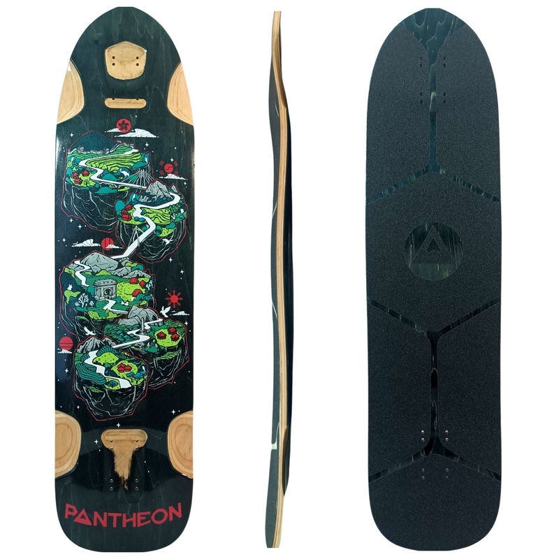 Pantheon: Chase Hiller Pro Model Longboard Skateboard Deck