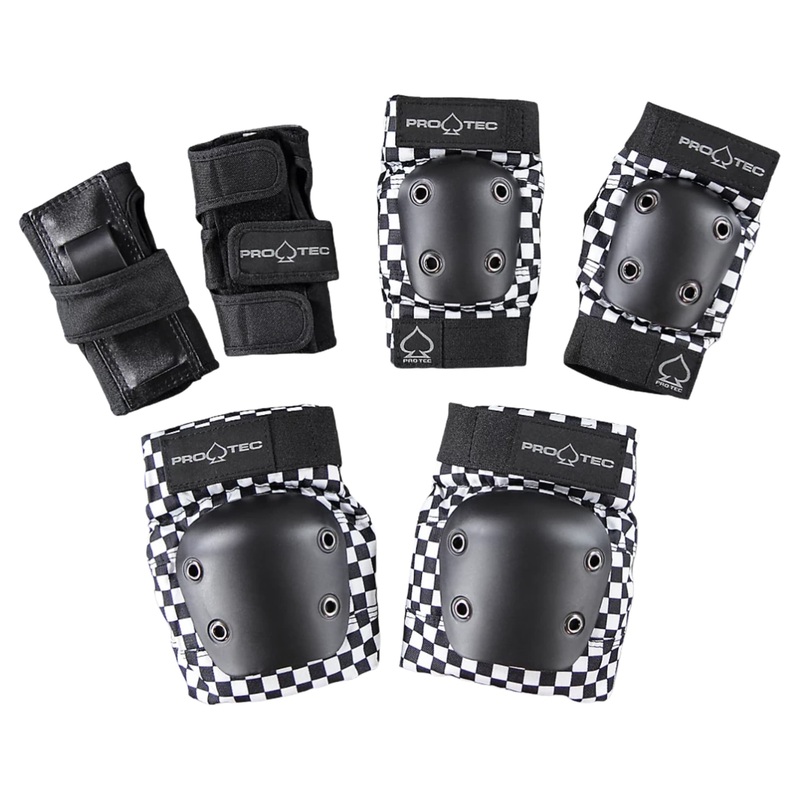 Pro-Tec Junior 3-Pack Pad Set – Checkerboard Youth Small