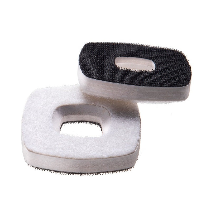 Seismic Hollow Pucks Risers Large Hex- White (Pair)