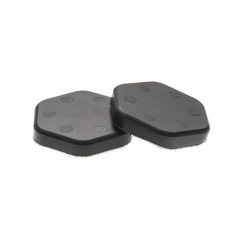 Seismic Slide Pucks Premium Extra-Hard Flinted Hex – Black (Pair)