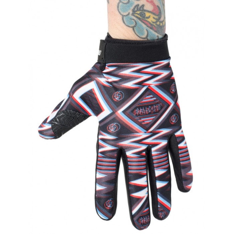 Shadow Conspiracy BMX Conspire Gloves – UHF (Black/Red/White) Small