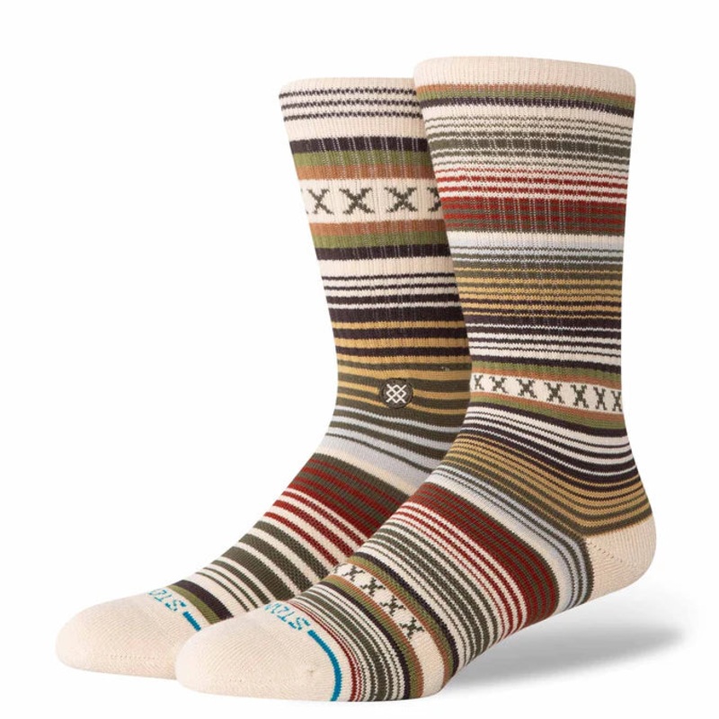 Stance Curren St Tan Crew Socks L