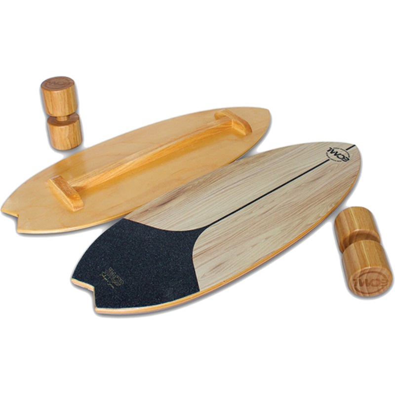 TWOB BALANCE BOARD TEAHUPOO BARREL NAT/BLACK