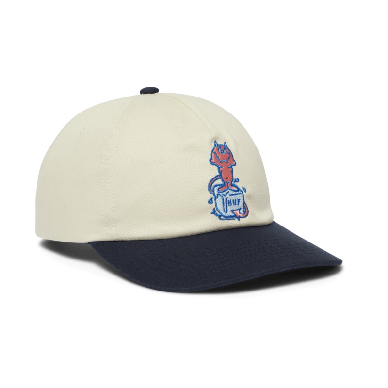 HUF MELT 5 PANEL SNAPBACK NATURAL