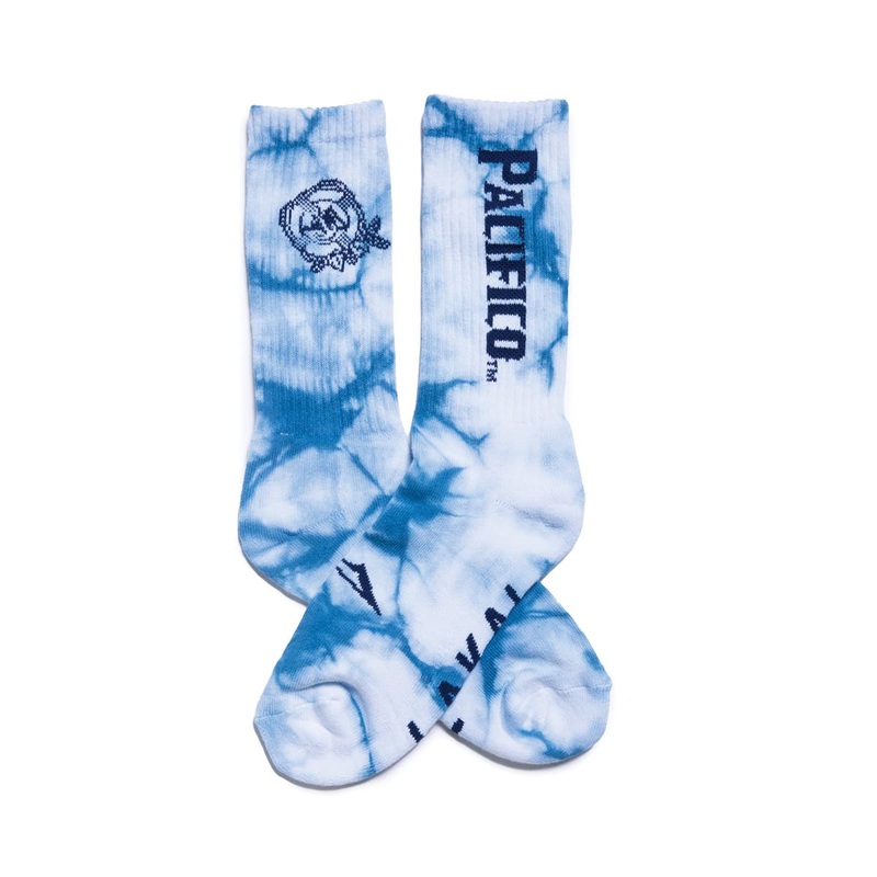 Lakai Pacifico Crew Sock – Navy Tie Dye