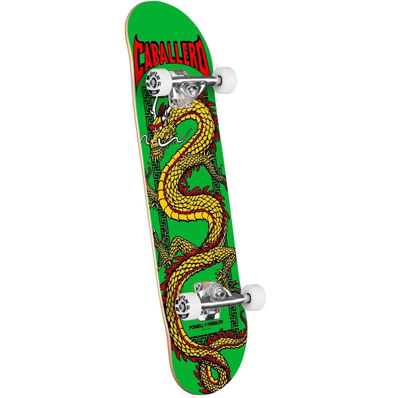 Powell Peralta Cab Chinese Dragon Birch Skateboard Complete – 7.5 Green