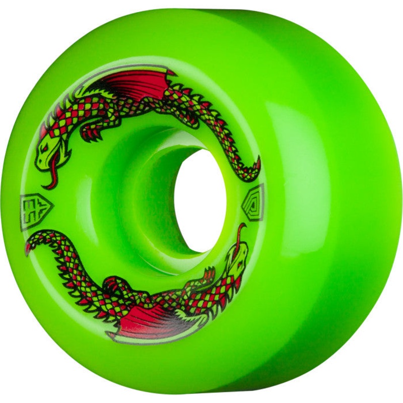 Powell Peralta Dragon Formula Wheels 53x33mm 93A – Green (Set of 4)