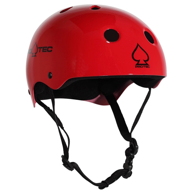 ProTec Classic Skate Helmet – Gloss Red S Red