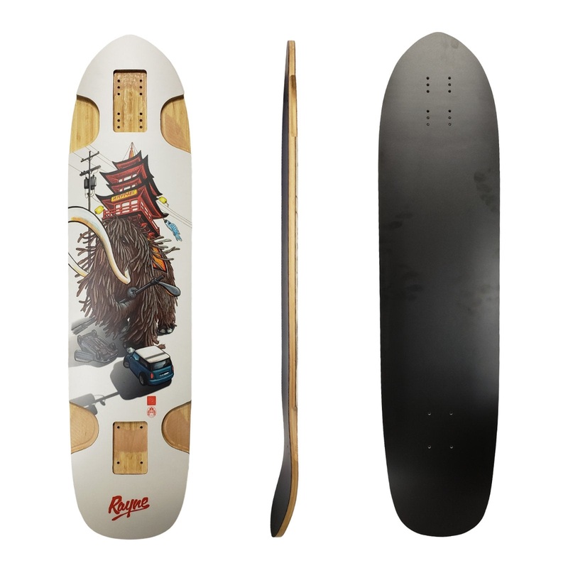 Rayne: Strayne Longboard Skateboard Deck (Tamale Tech)