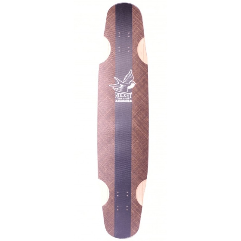 Rocket: Linum 106 (41.7″)  Longboard Deck Flex 1