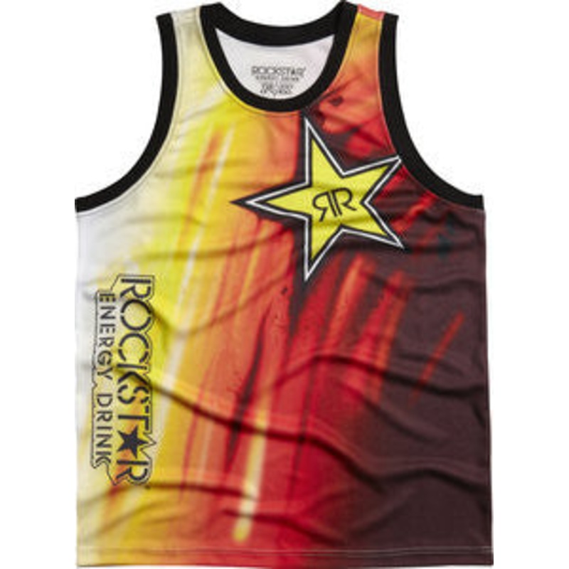 Rockstar Bball Jersey Faded – White Sm White