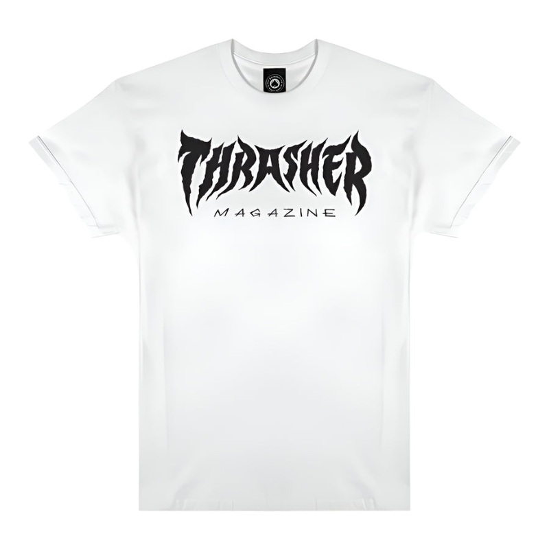 THRASHER METAL T-SHIRT WHITE MEDIUM