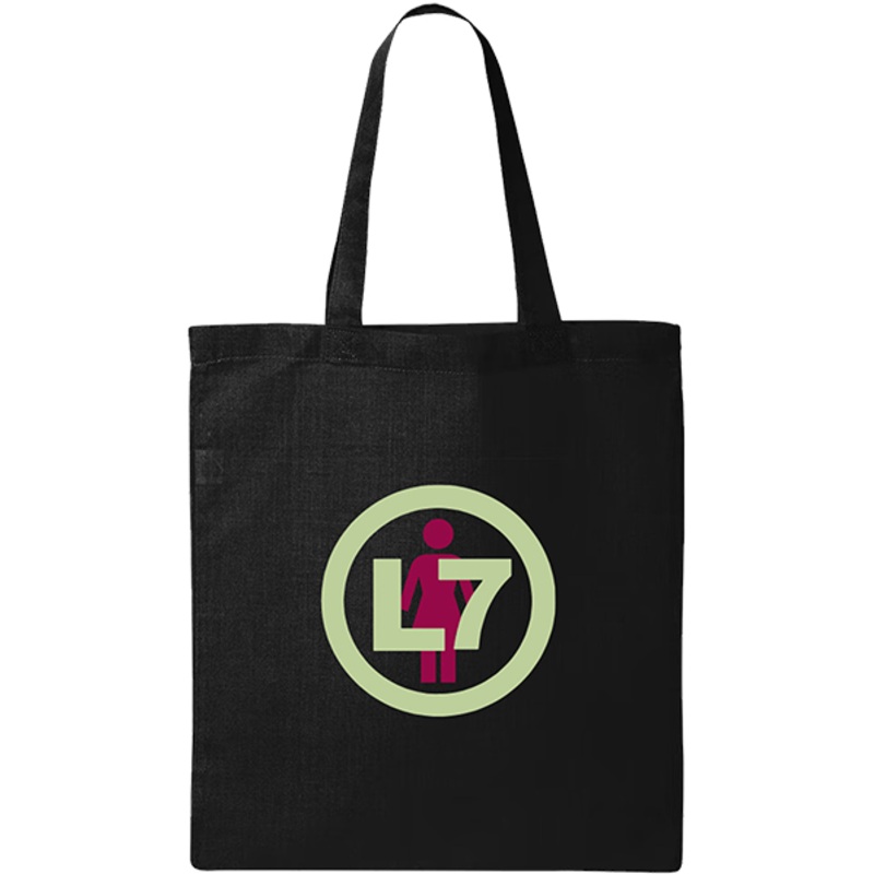 GIRL L7 LOGO TOTE BAG BLACK
