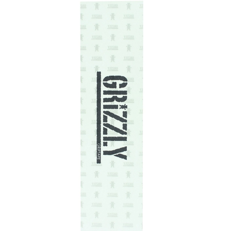 Grizzly Stamp Single Sheet Griptape 9″X33″ – Clear