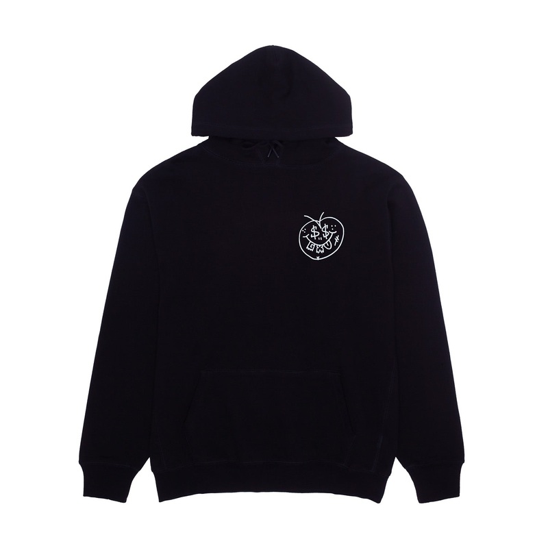 GX1000 Face Plant Hooded Sweatshirt M Black