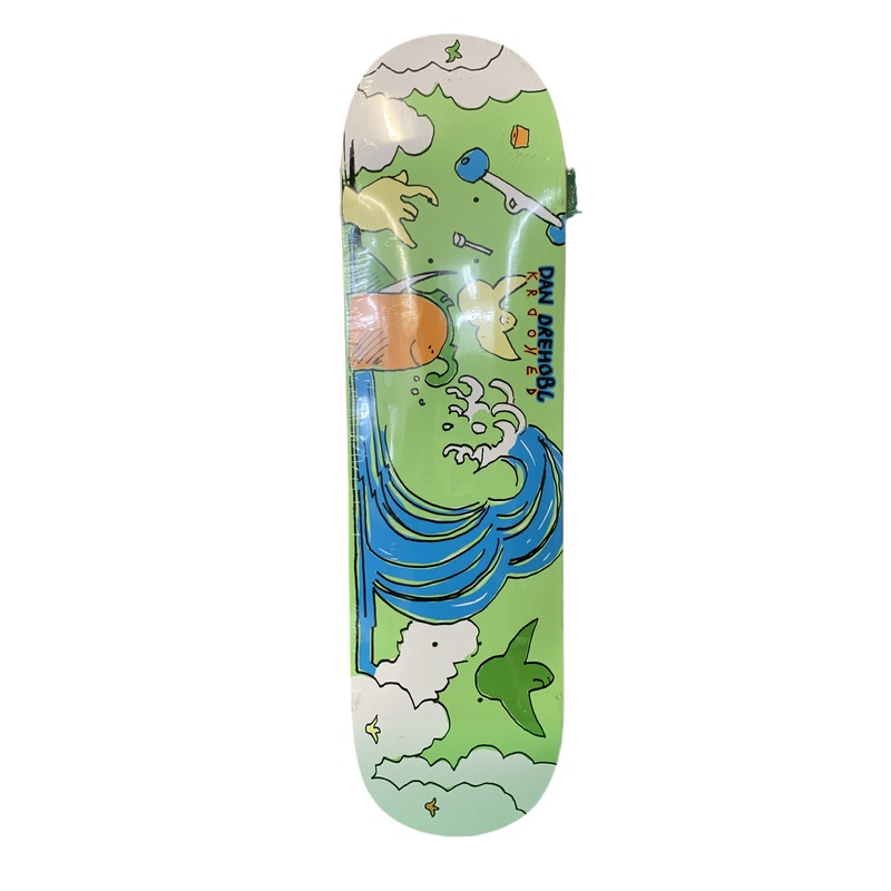 Krooked Dan Drehbol Sidewalk Surf 8.25″ Classic Skateboard Deck