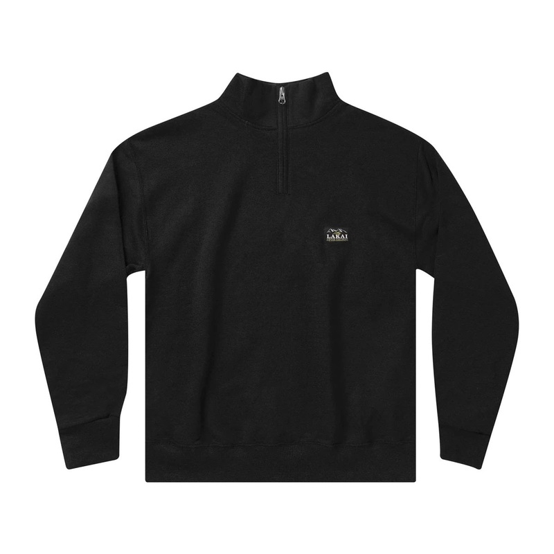 Lakai Sweatshirts Season Quarter Zip – Black Small Black