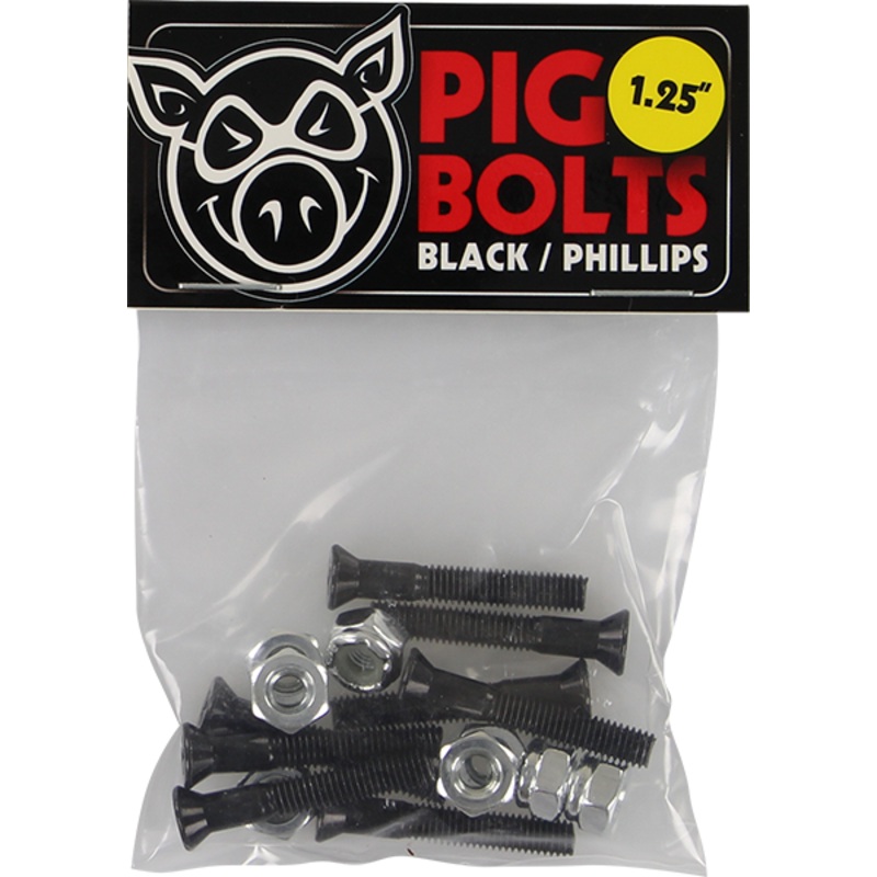 PIG PHILLPS HARDWARE SET 1.25 /SIL BLACK