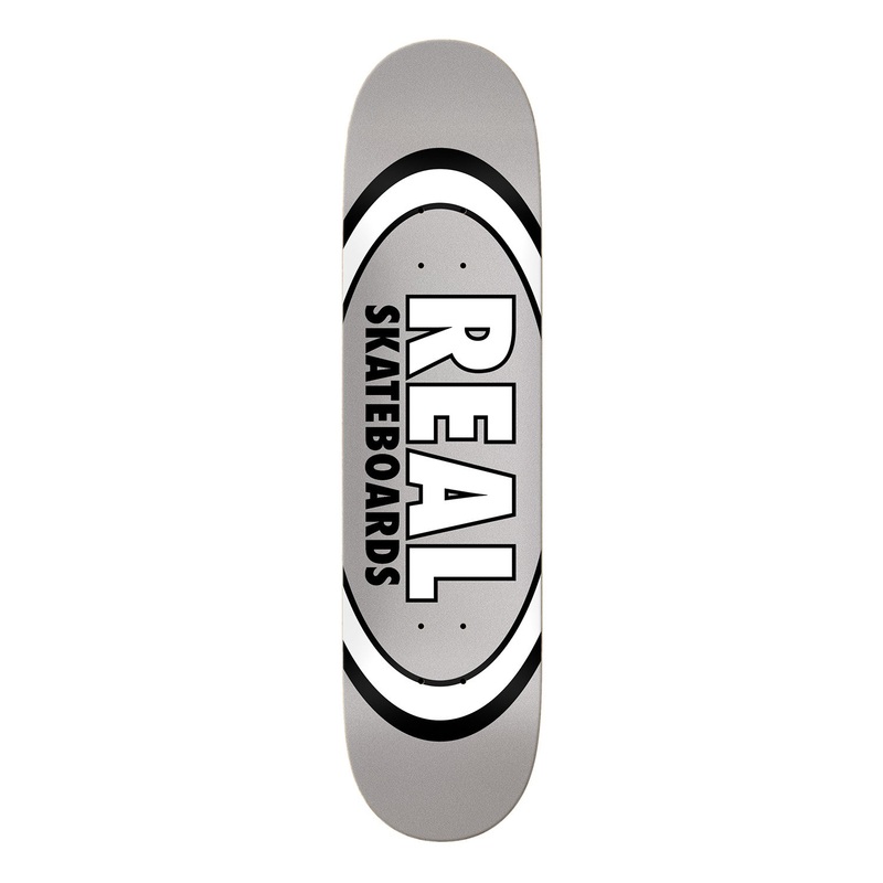 Real Classic Oval Deck 7.75″ Grey