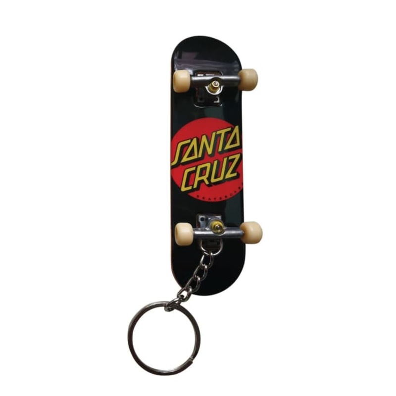 SANTA CRUZ CLASSIC DOT KEY CHAIN BLACK