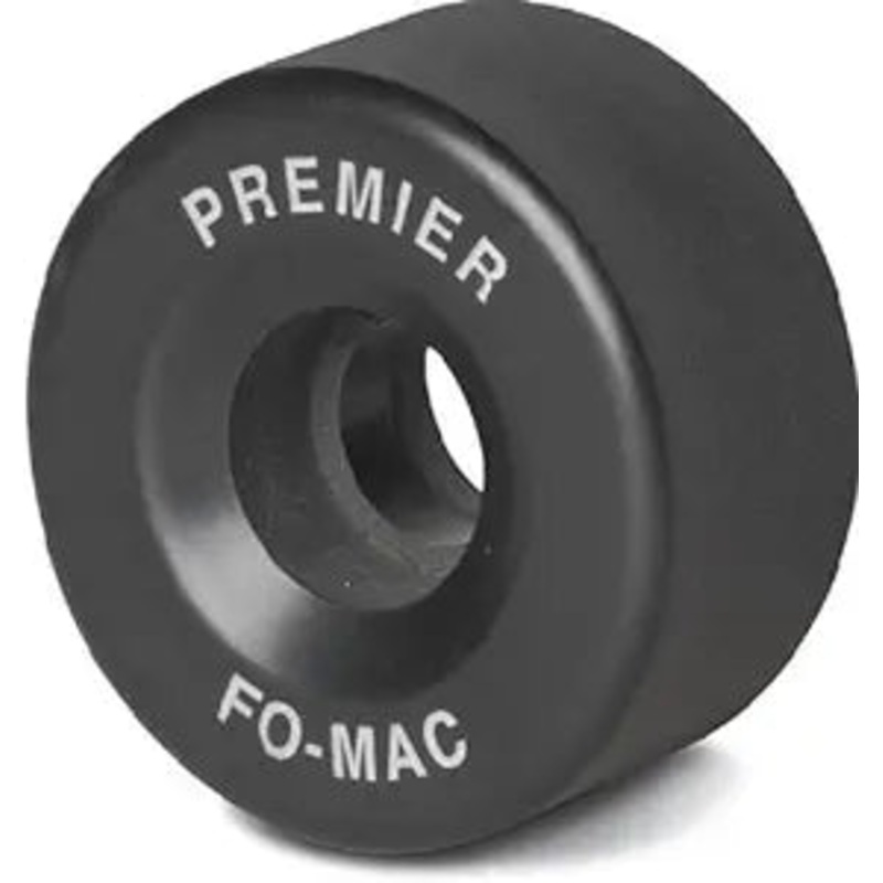 Sure-Grip Fo-mac Premier 57mm (Set of 8) Solid Black Roller Skate Wheels