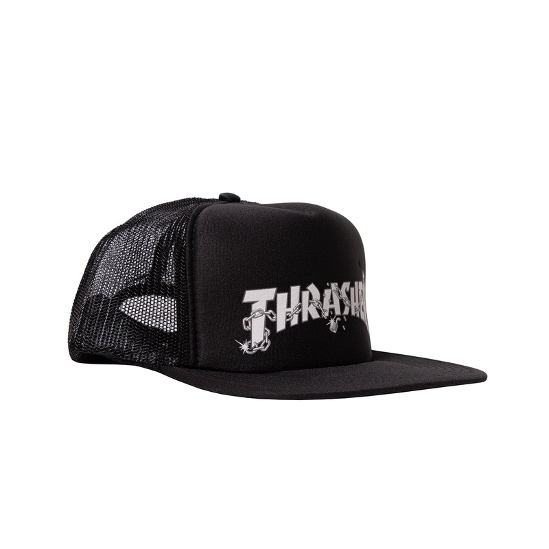 Thrasher Chains Trucker Hat O/S Black