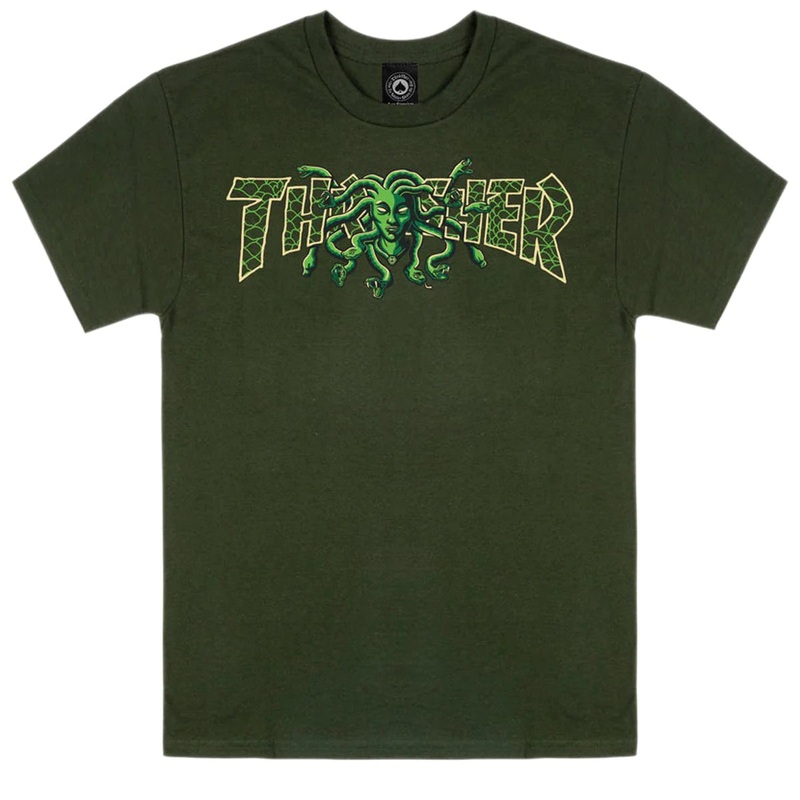 Thrasher Medusa Forest Green S/s Shirt S