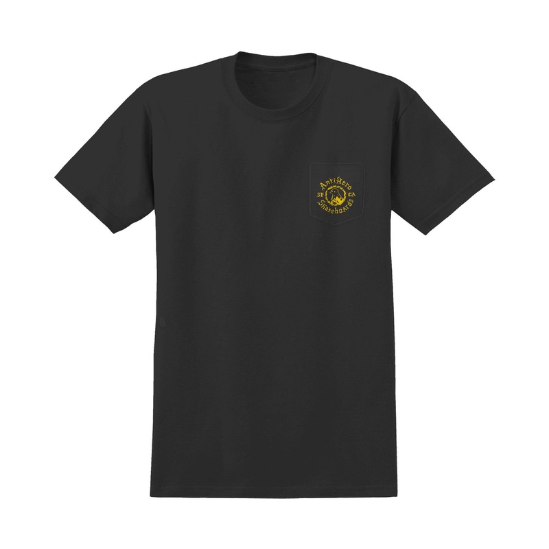 Antihero Pigeon Pocket T-Shirt S Charcoal