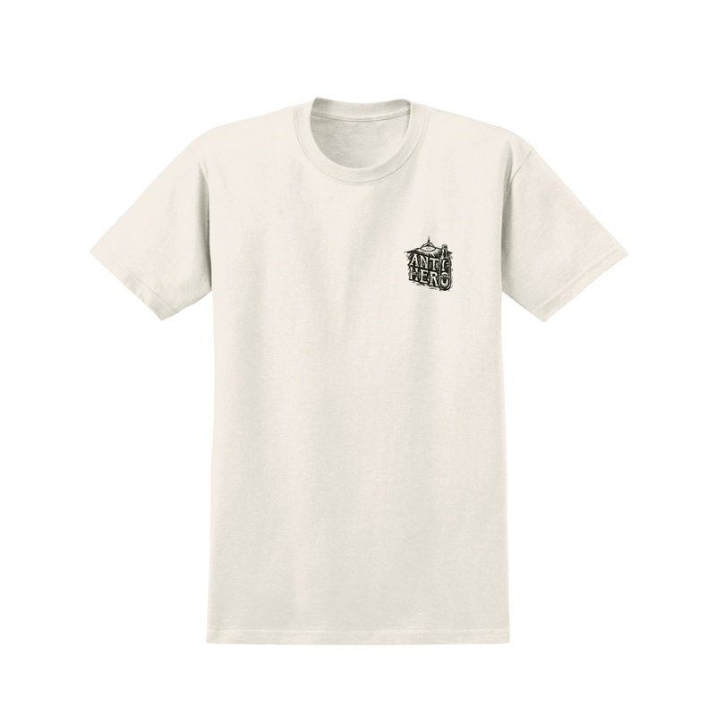 AntiHero Skateboards – Carnles Blanco – T-Shirt Large
