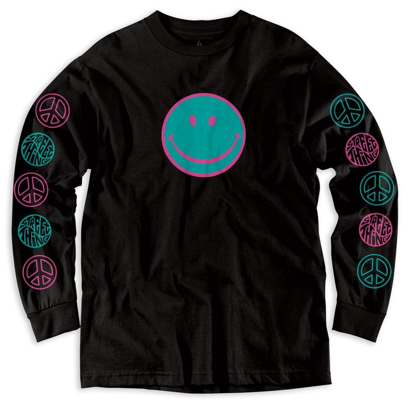 BLACK LABEL LONGSLEEVE T-SHIRT STREET THING BLACK LARGE