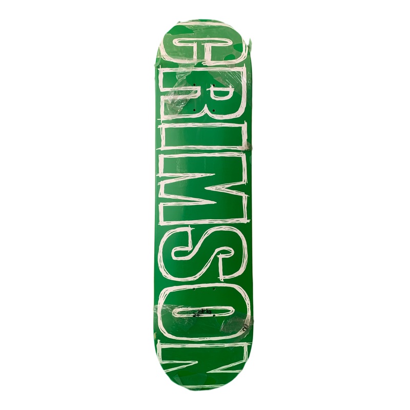 Crimson Green Brand Logo 8.25″ Classic Skateboard Deck
