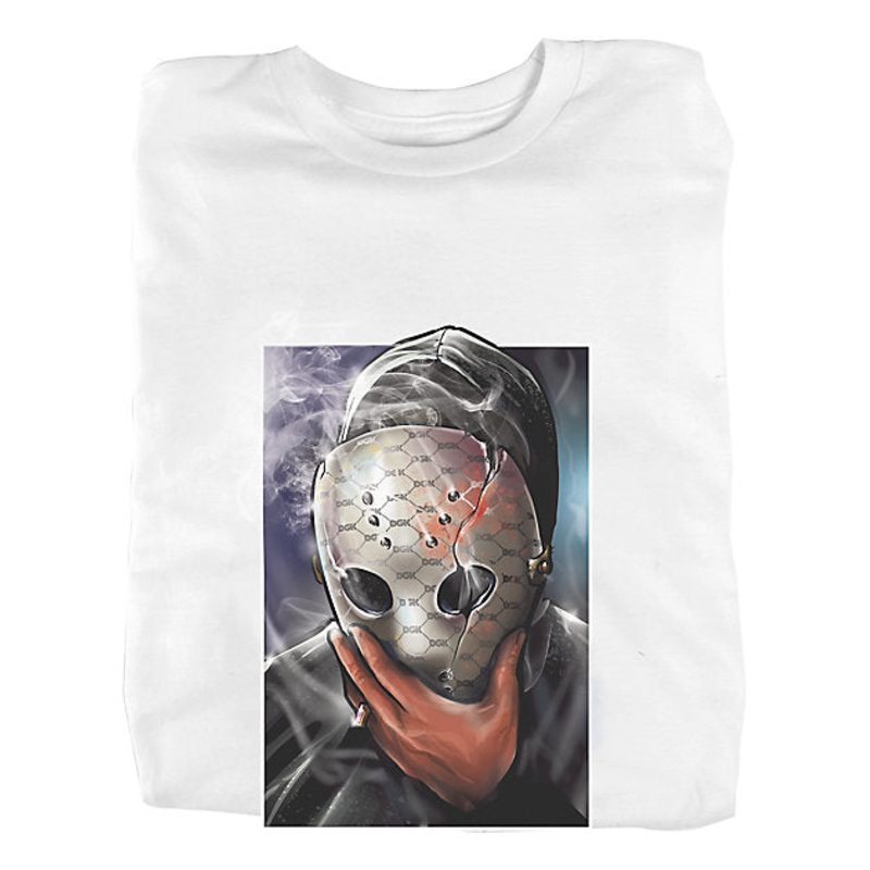 DGK T-SHIRT REVEAL WHITE MED