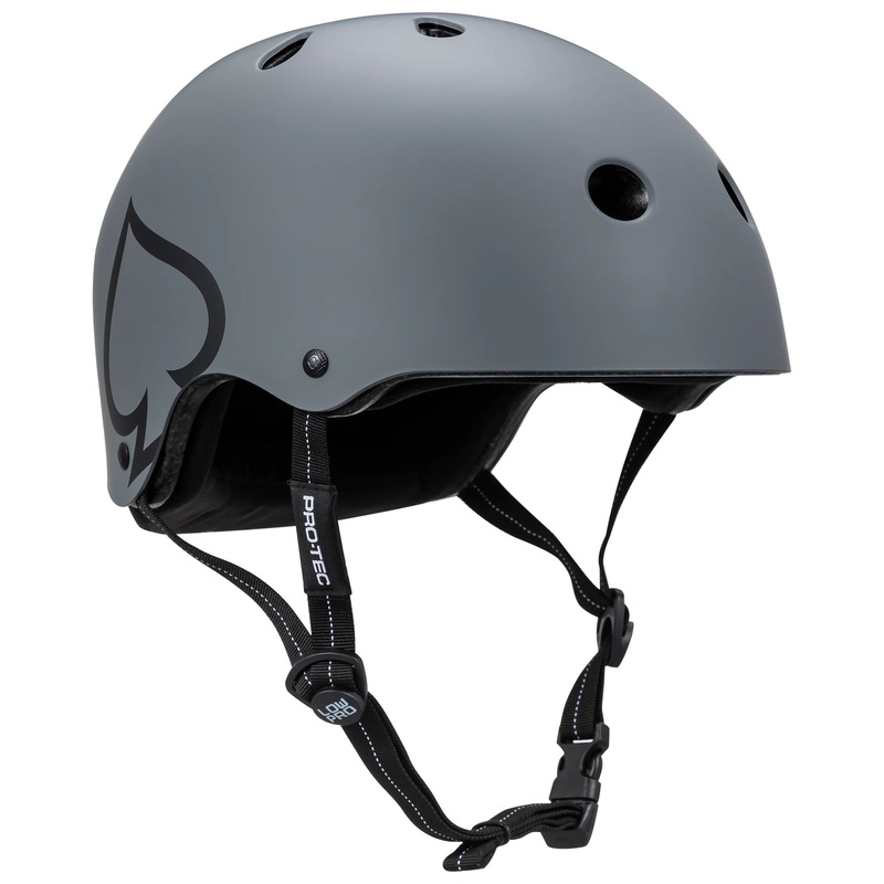 PRO-TEC LOW PRO HELMET MATTE GREY XS/SM