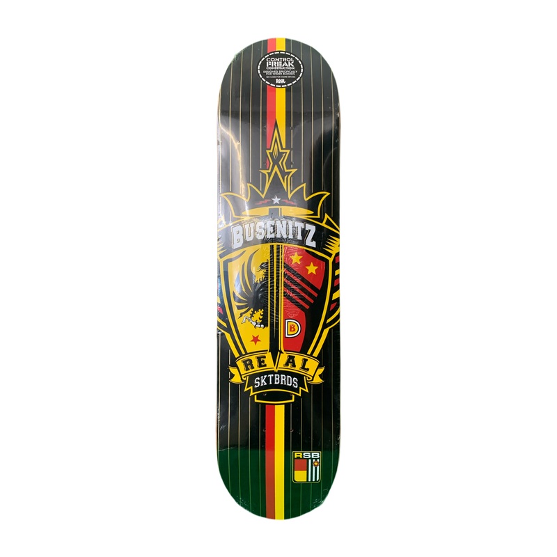 Real Skateboards Dennis Busenitz Germany 7.75″ Classic Skateboard Deck