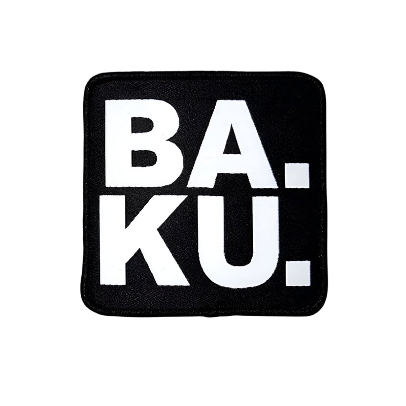 SKULL SKATES BAKU STACKED WOVEN PATCH MEDIUM