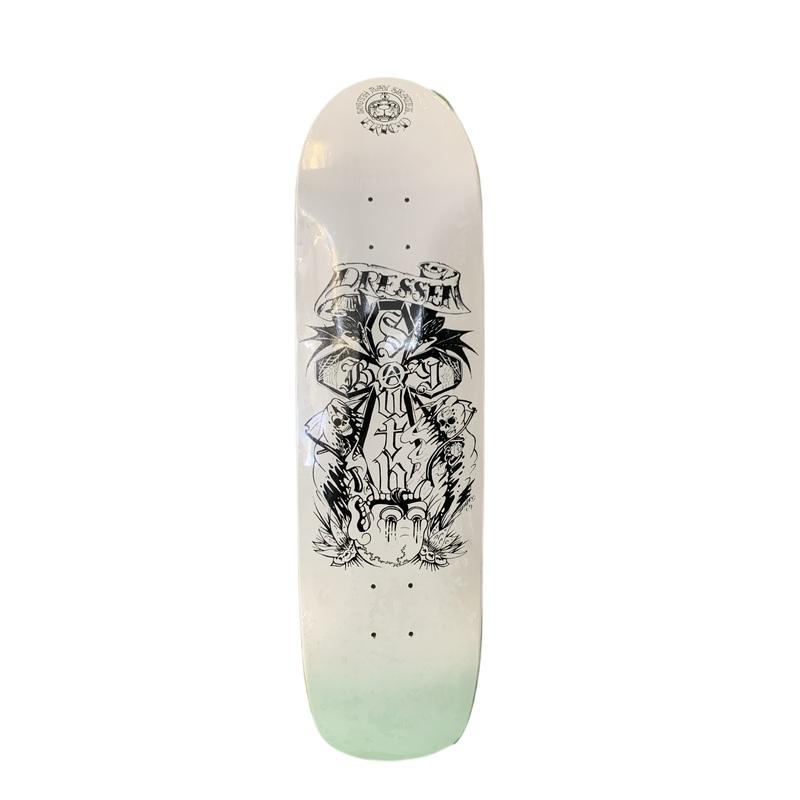 South Bay Skates Eric Dressen Cross White 8.75″ Classic Skateboard Deck