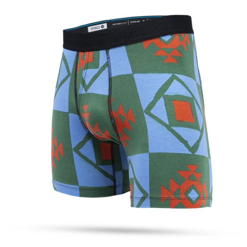 Stance Eternos Boxer Brief Underwear – Green S Green