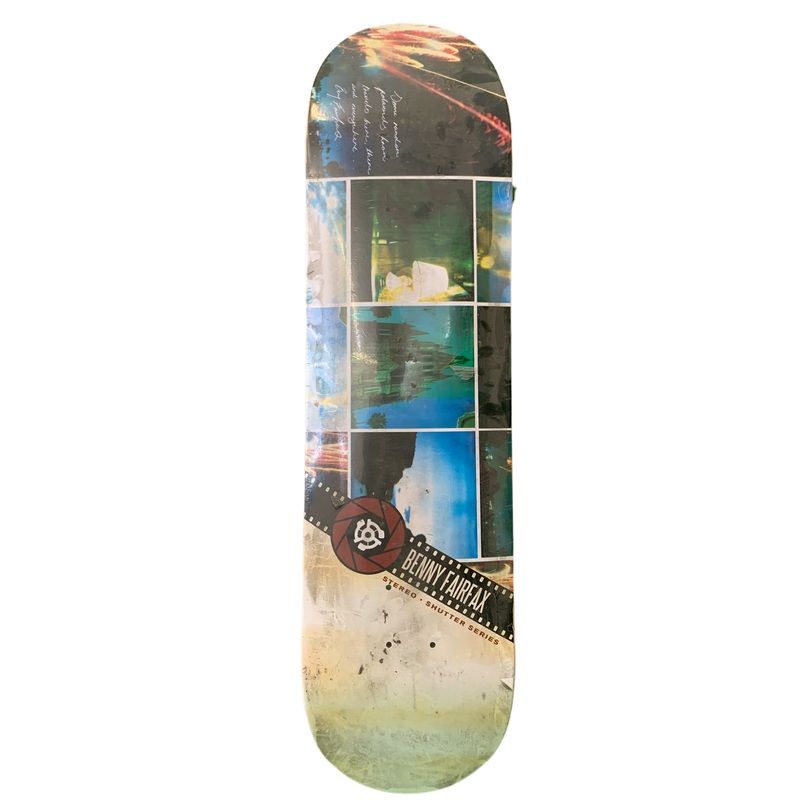 Stereo Benny Fairfax Shutter Series 8.3″ Classic Skateboard Deck