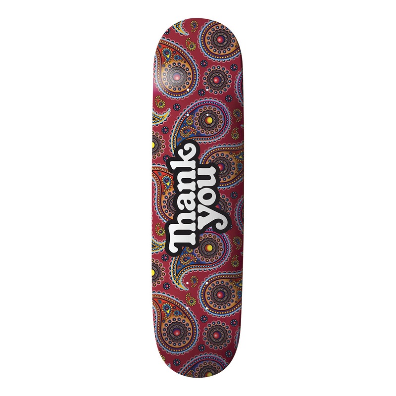 Thank You Paisley Logo Deck 7.5