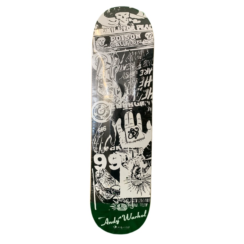 Alien Workshop Andy Warhol Collage Black 8″ Classic Skateboard Deck