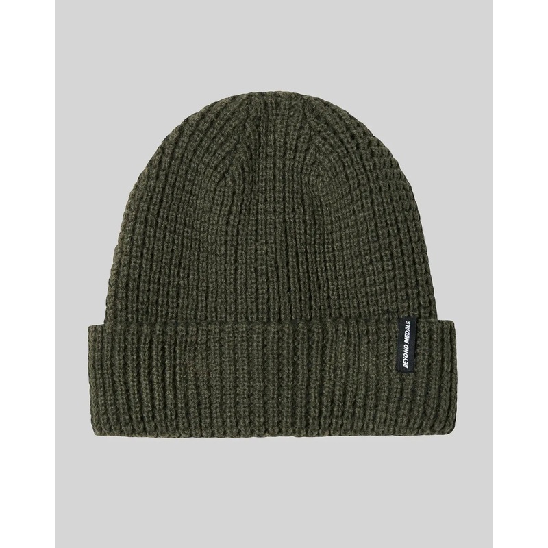 Beyond Medals Waffle Beanie – Green