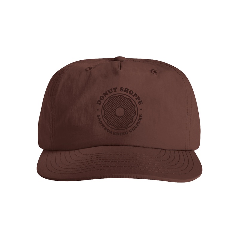 DSML 5 PANEL SNAPBACK HAT CHESTNUT